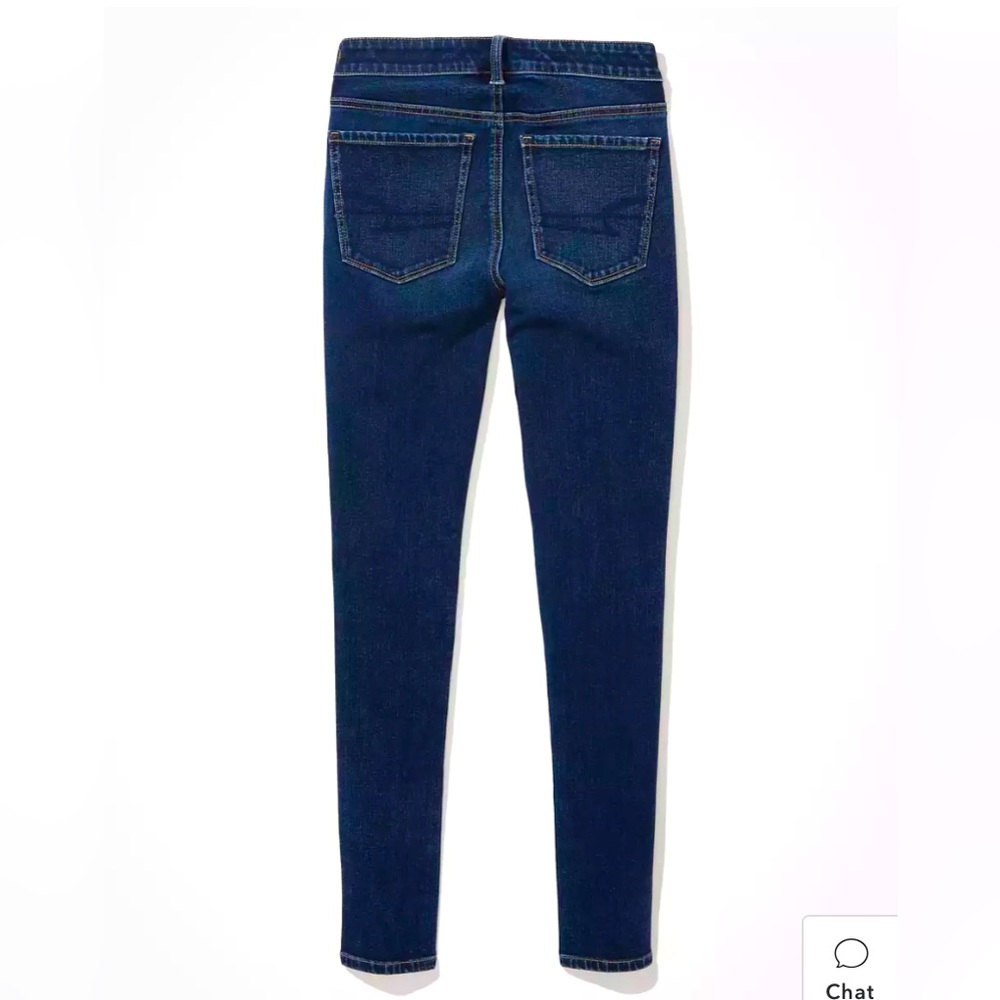 AE Ne(x)t Level Low-Rise Jegging; Dark wash; 12 short